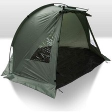 Carp Fishing Bivvy Day Tent Shelter 1 Man Fishing Bivvy Ground Sheet Pegs  