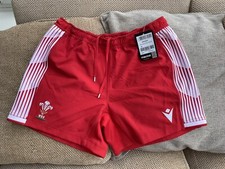 Macron Wales Rugby Union Under 20 Home Shorts 2021-22 Size XL Brand New W Tag L2