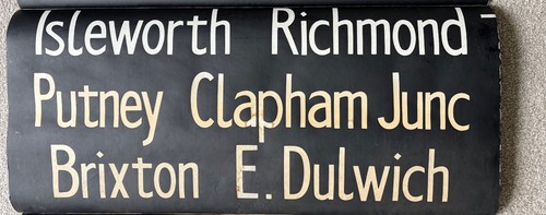1976 london bus blind - london, rm
