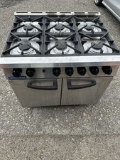 Commercial 6 Burner Hob Blue Seal Gas Cooker (Nat gas) & Oven Range