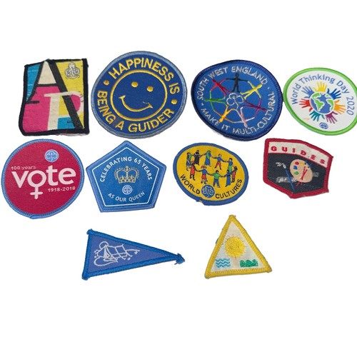 Girlguiding modern badges - modern,