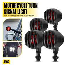 4x Motorcycle Bullet LED Turn