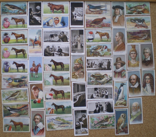 Good condition cigarette cards - good,