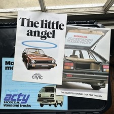 Honda Civic, Quintet,Acty Vans Brochures