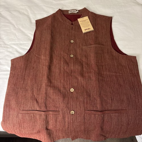 Nwt fabindia men sleeveless - fabindia,