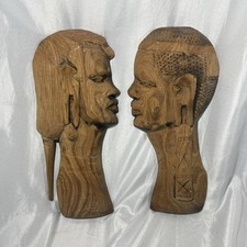 Hand Carved Wooden Wall Plaque