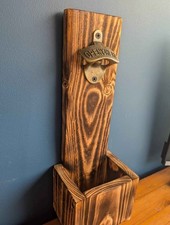 Handmade Rustic Wooden Bottle