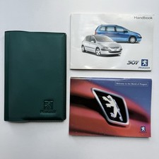 PEUGEOT 307 OWNERS MANUAL HANDBOOK 2002 PRINT - WALLET PACK 2001 - 2005