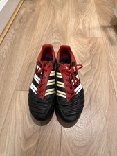 adidas Predator Adipower Uk8.5 Rare Red&black Football Boots