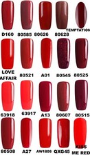 BLUESKY GEL NAIL POLISH RED CHRISTMAS POPULAR WANTED RED COLORS UV LED SOAK OFF