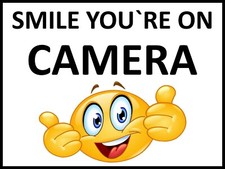 Warning smile you camera - smile, on