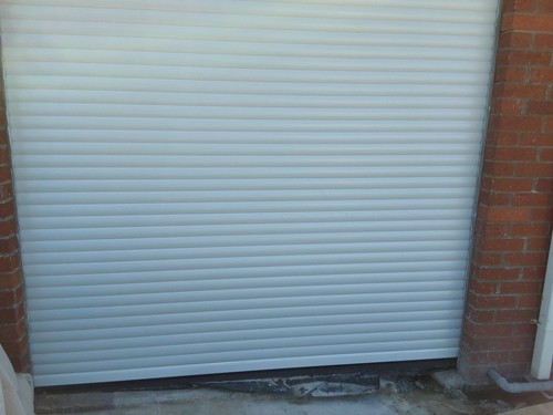 White metal roll - metal, garage