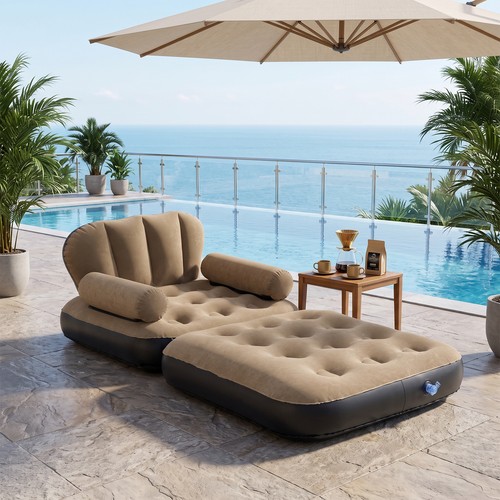 Inflatable sofa bed foldable - inflatable,