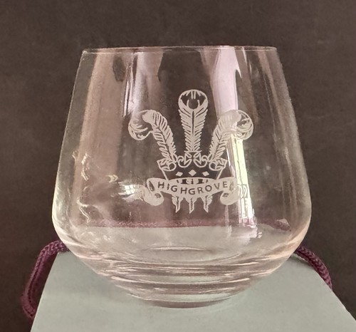 Crystal tumbler engraved from - tumbler,