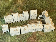 WW2 Battle of Caretan Normandy 1944 1/72 buildings terrain houses shops walls