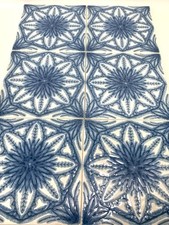 Vintage Wall Tiles - 6 Decorative Tiles - Blue Retro Floral Ceramic Tiles 6”