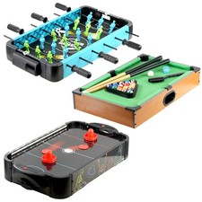 Classic Table Top Arcade Games Families Kids Adults Air Hockey Football Pool