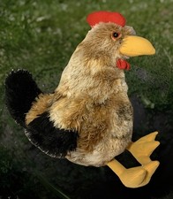 Hug Fun Fluffy Calico Chicken