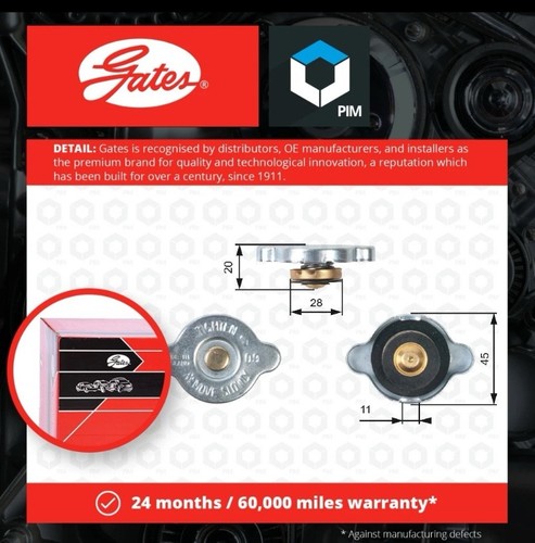 Radiator cap fits subaru gates - radiator,