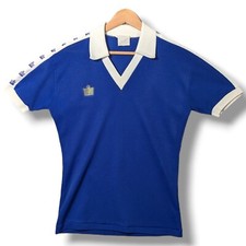 Vintage Admiral Template Football Shirt Mens XS 1980s Short Sleeve Blue