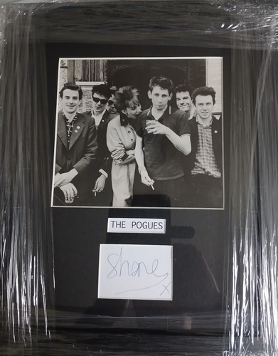 Shane macgowan signed - macgowan,