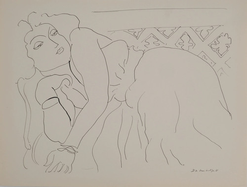 Henri matisse woman reclining - henri,