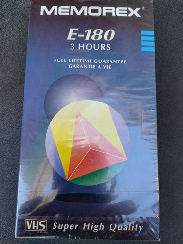 Vintage memorex 180 vhs - vintage, e-180