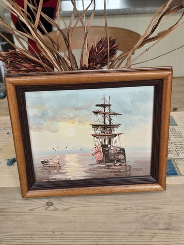 Original framed oil - original,