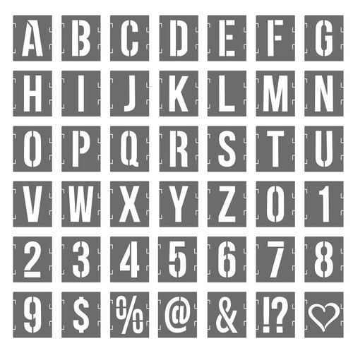 Inch plastic large letter - plastic,