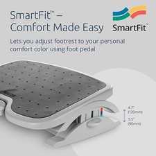 Ergonomic Foot Rest | Kensington SmartFit™ SoleMate™ Plus • Grey SKU 56146