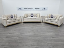 Alanya Sofa in Cream Plush