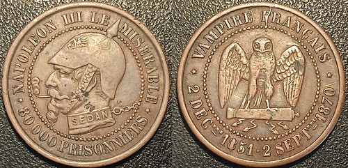 Napoleon iii bronze satirical - iii,