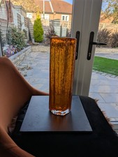 WHITEFRIARS GLASS CUCUMBER VASE - 9679 TANGERINE