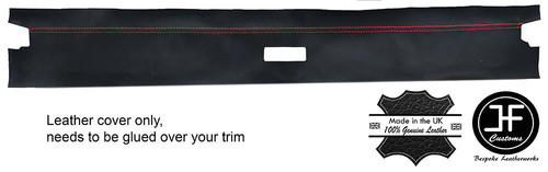 Red stitch front top roof - red,