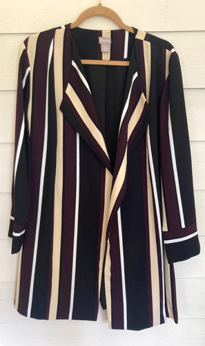 Chico long open striped - long,