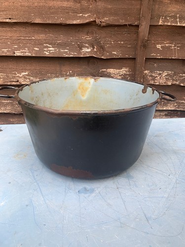 Antique cast iron black - antique, enamel