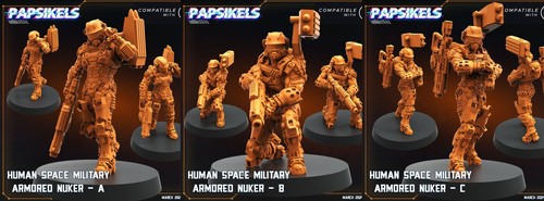 Space military armoured - space, nuker