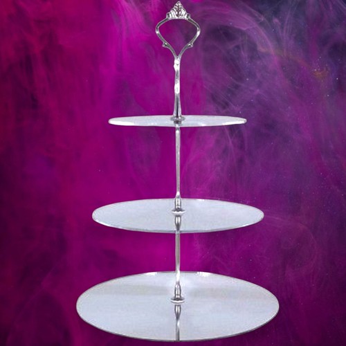 Tier round acrylic - round, cake