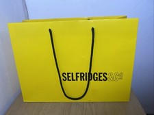 selfridges Empty gift bag 42cm-31cm-15cm