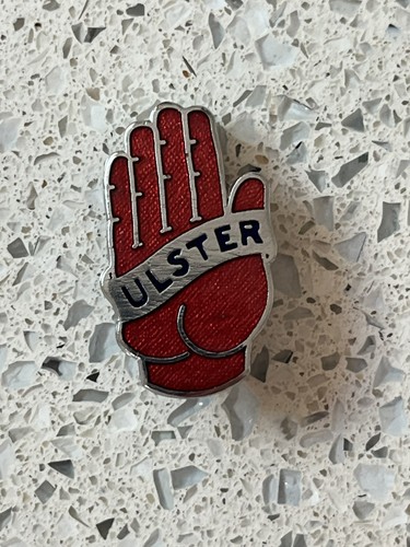 Red hand ulster enamelled - hand,