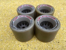 Lush Longboard Avalanche 70mm 80A cruiser  wheels downhill Retro USED