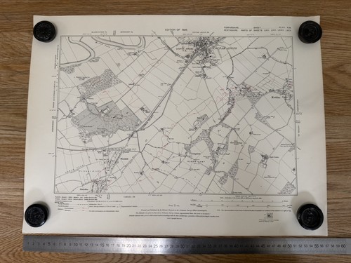 1926 ordnance survey sheet - survey, os