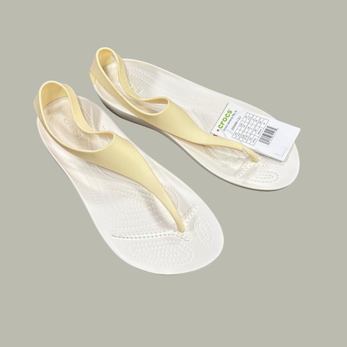 Crocs serena yellow flip - crocs,