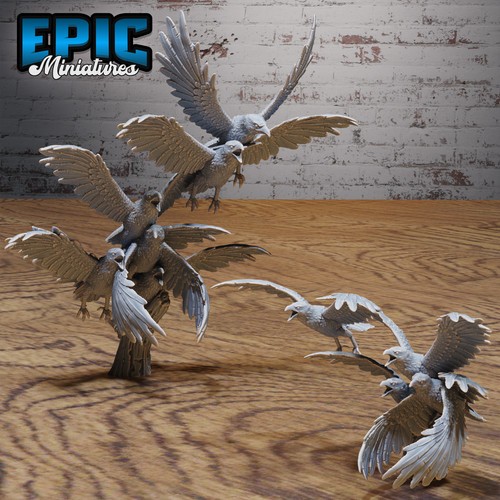 Raven swarm printed d - swarm,