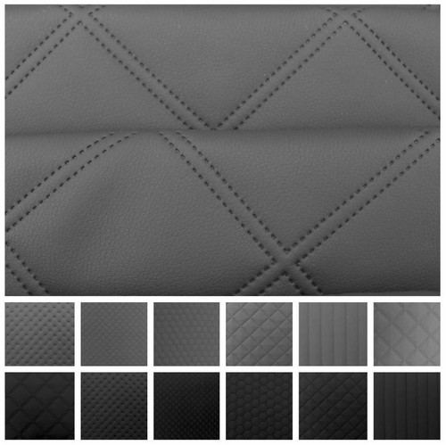 Quilted faux leather diamond - faux,