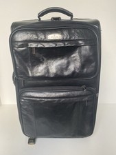 Milano Genuine S. Babila Italian Grain Leather Cabin Bag  Trolley Suitcase