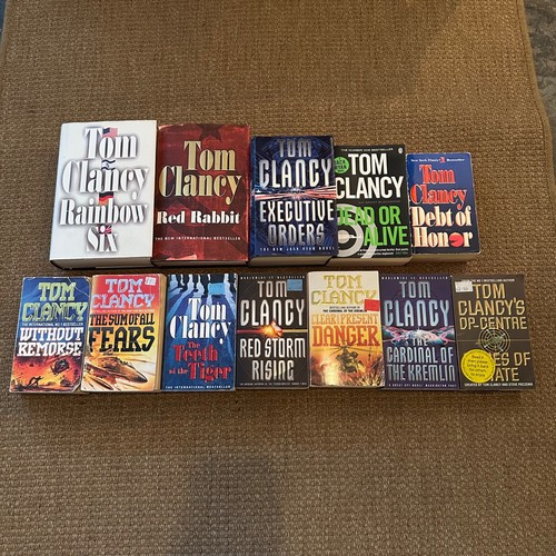 Tom clancy books pb - tom, hb
