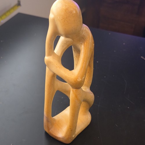 Vintage hand carved soapstone - hand,