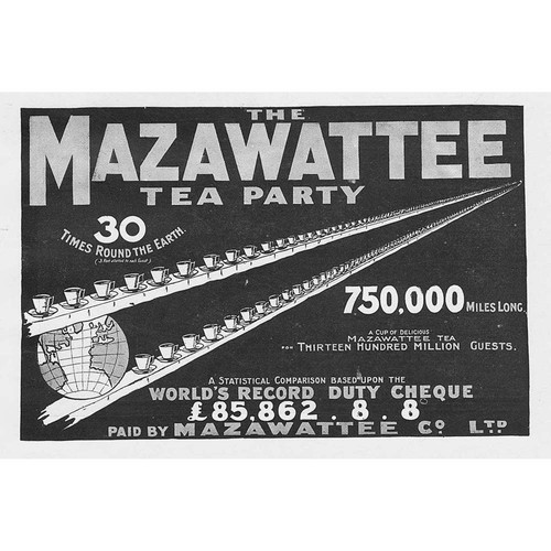 Mazawattee tea edwardian - mazawattee,