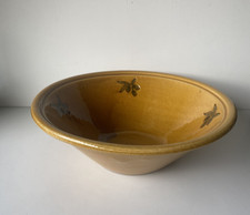 Hoganas Keramik Sweden Mixing Decorative Bowl Brown Studio Pottery vtg